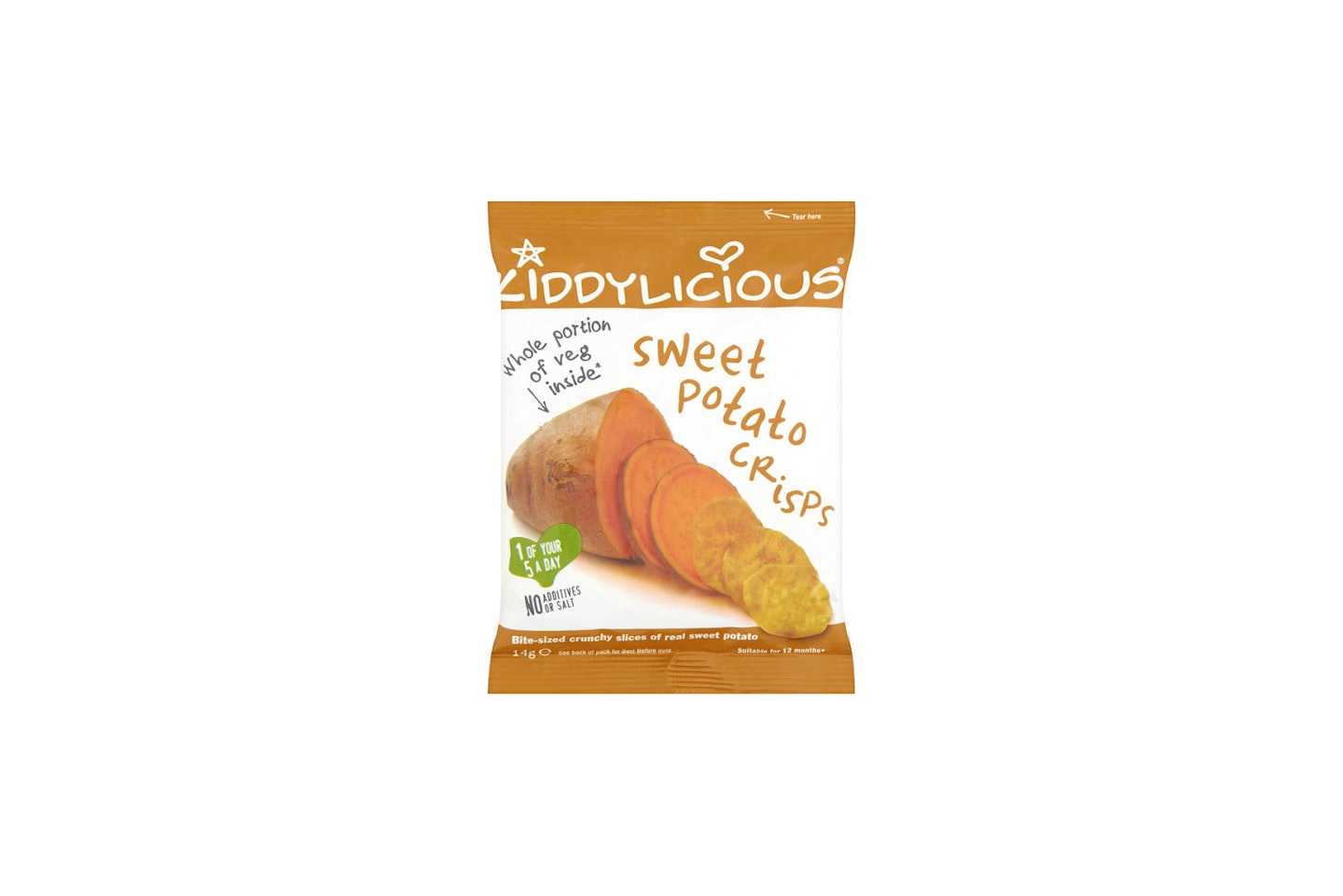 Kiddylicious Sweet Potato Crisps, £0.70