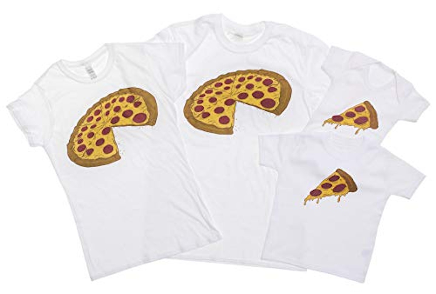Pizza and Slice Matching Tees