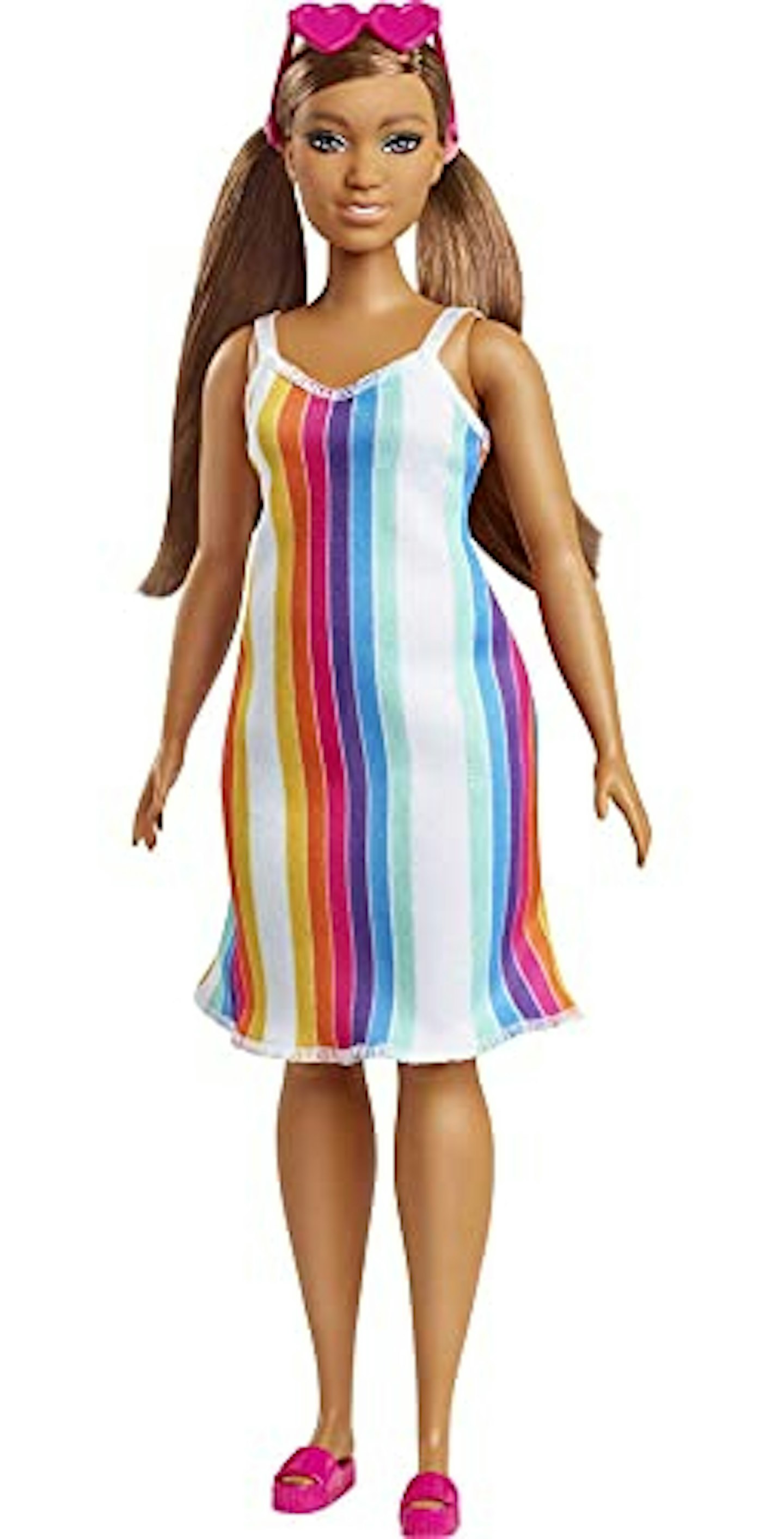 Barbie Loves the Ocean Doll with Rainbow Striped Dress