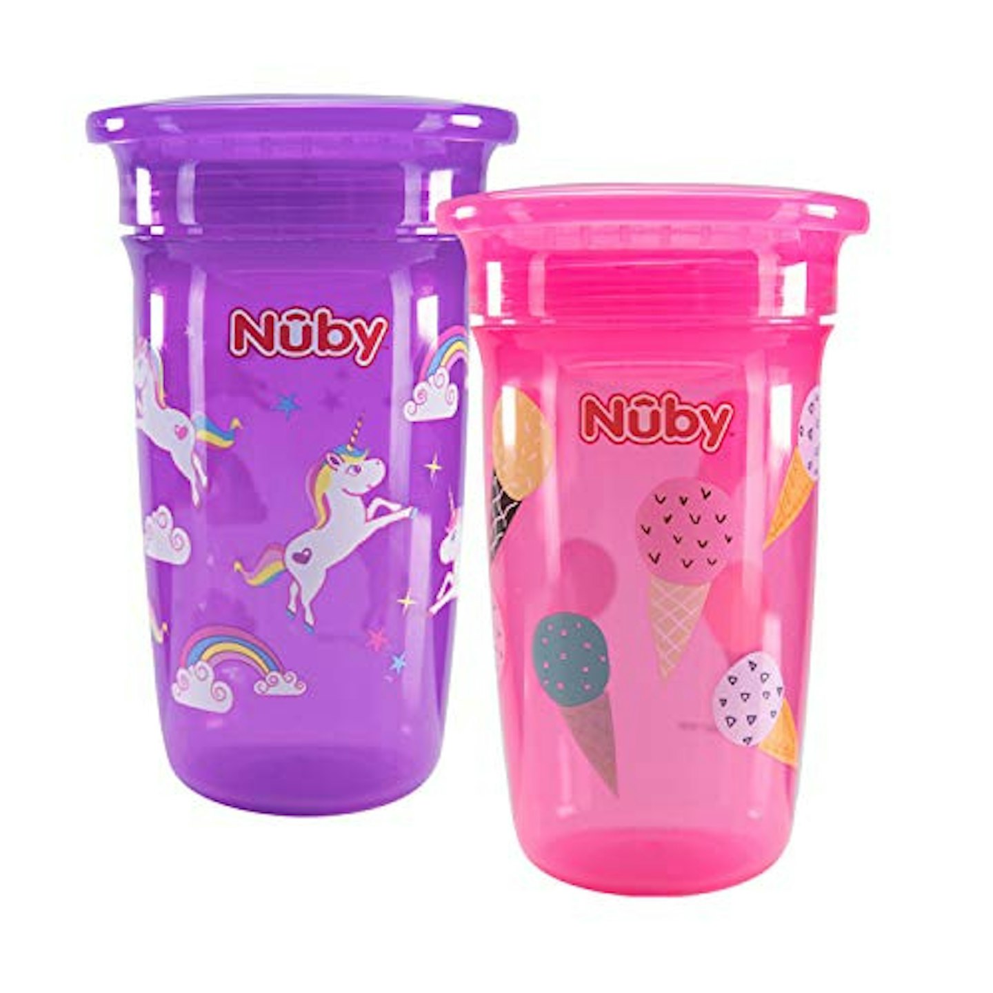 The best no-spill sippy cup: Nuby Sippy Cup 360u00b0 Maxi Cup