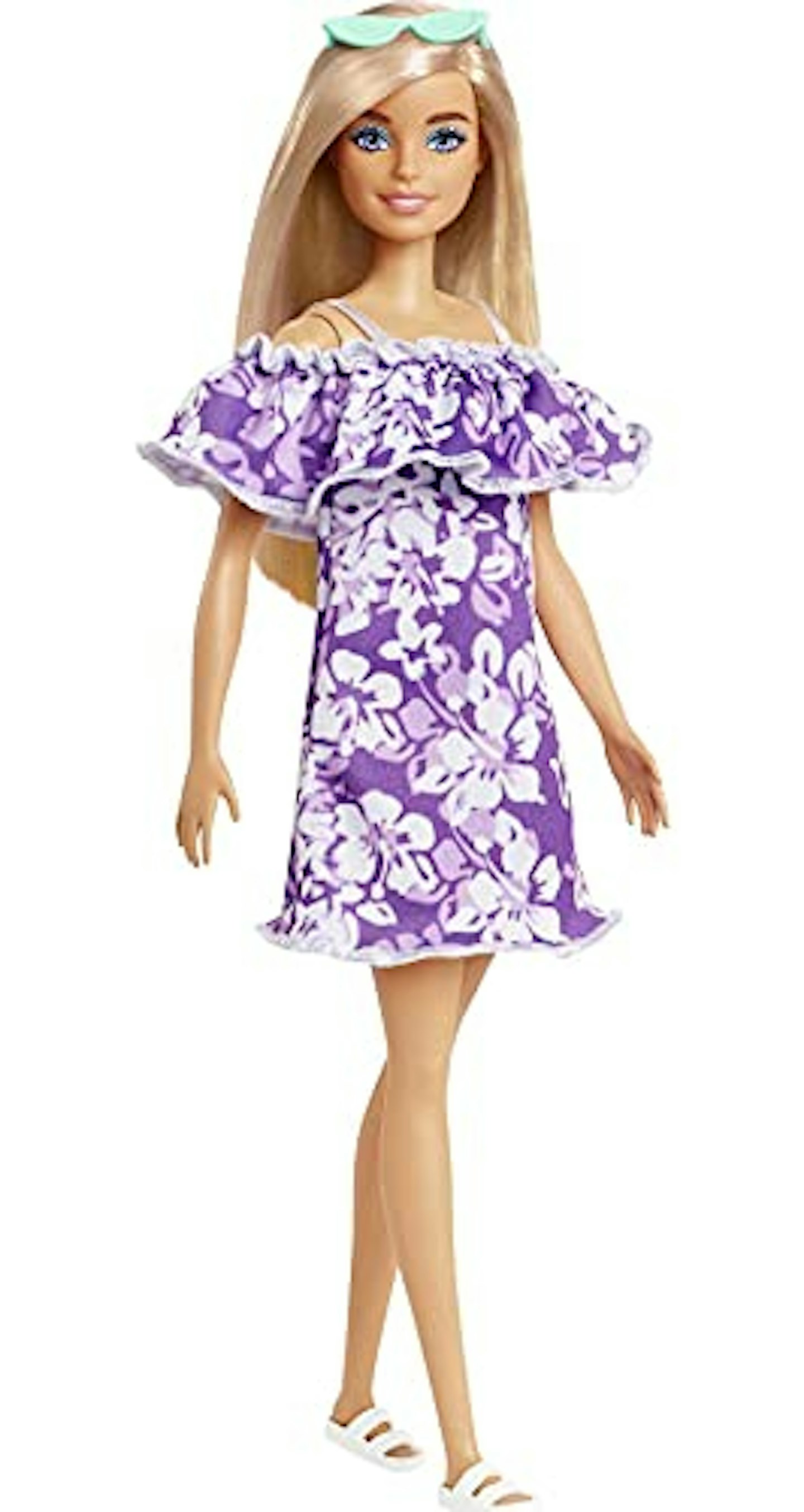 Barbie Loves the Ocean Doll with Purple Floral Dress