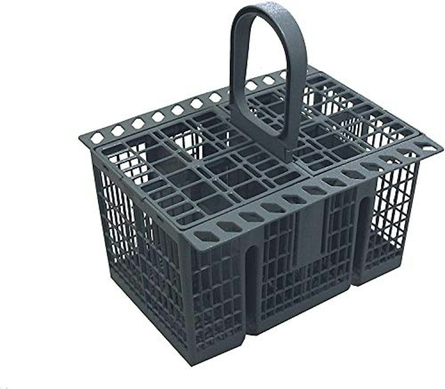Dishwasher baskets for cleaning bottle parts and more