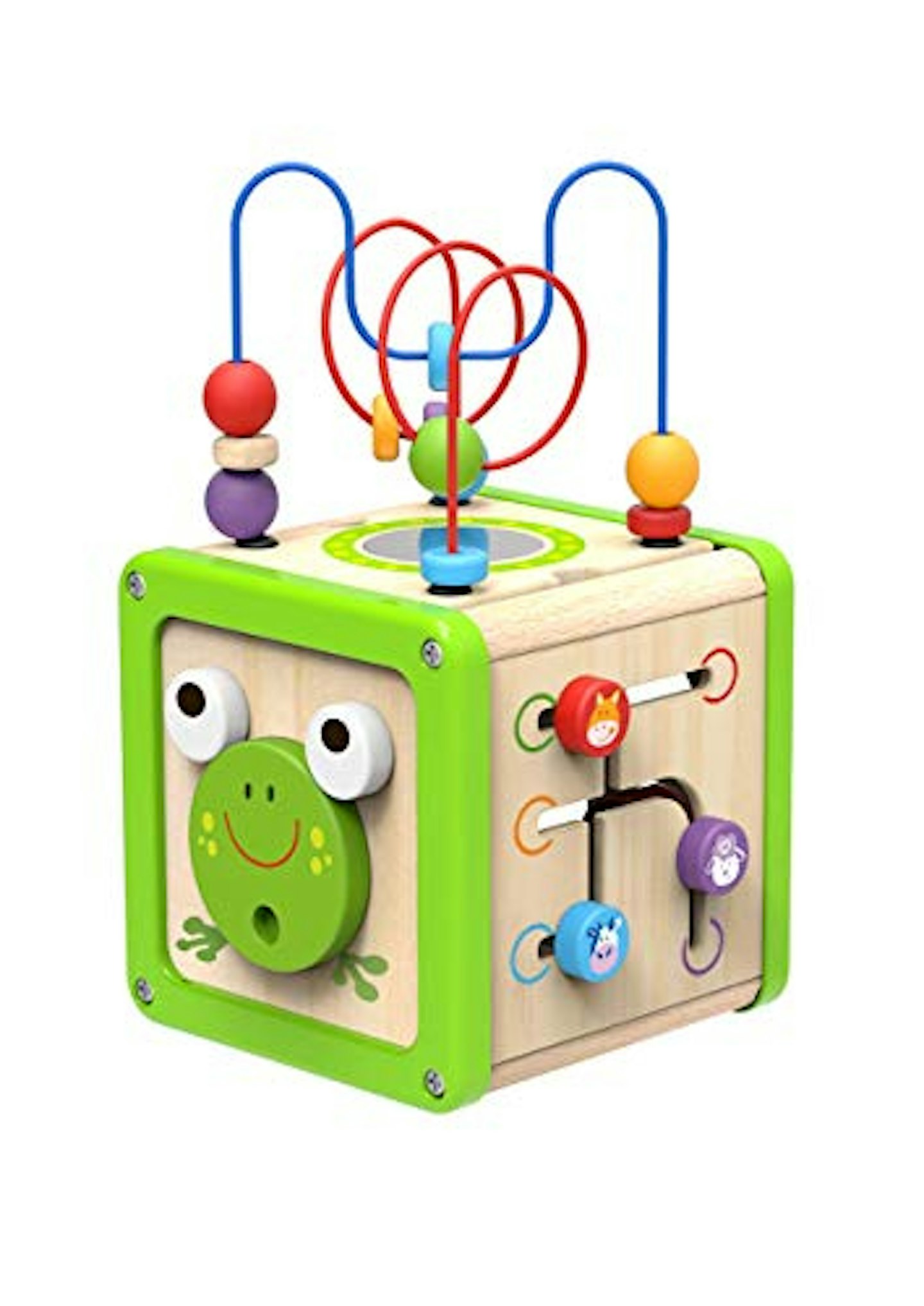 Best baby activity cubes Woody Treasures Activity Cube