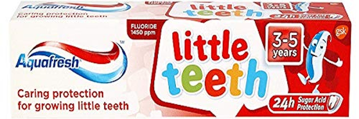 Aquafresh Toothpaste Little Teeth 3-5 Years 50ml (Pack of 6) 