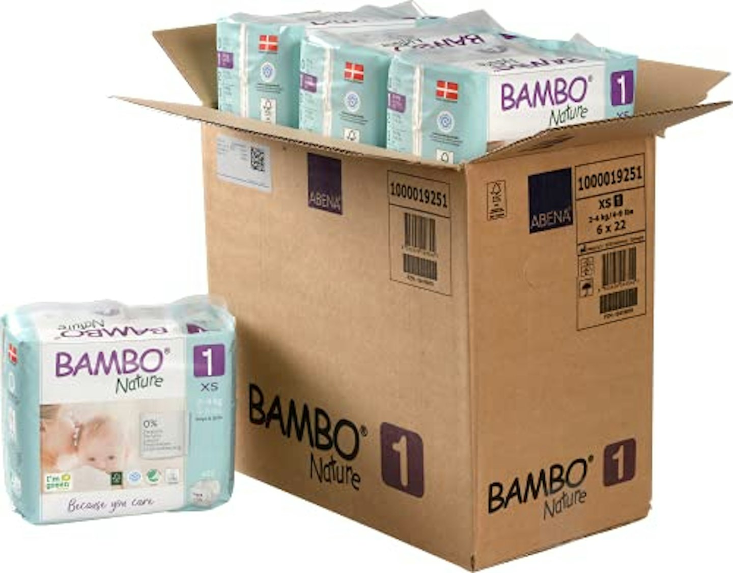Bambo Nature Premium Eco Nappies, New Born
