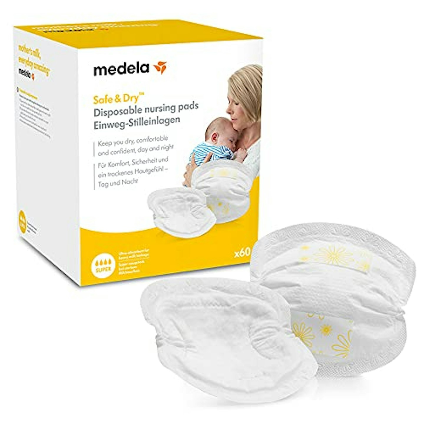 Medela Safe u0026amp; Dry Disposable Nursing Pads
