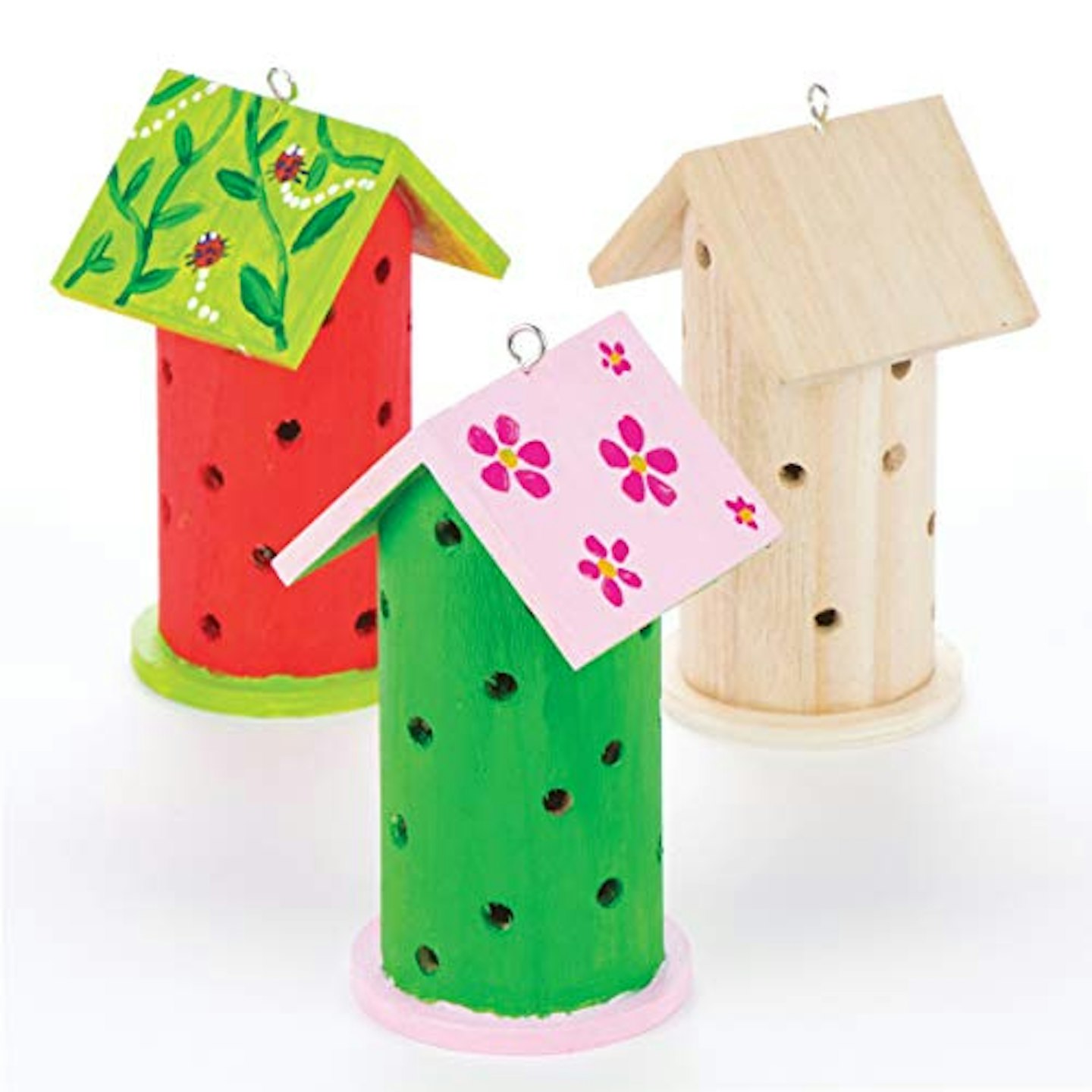 Baker Ross Wooden Ladybird House-Pack