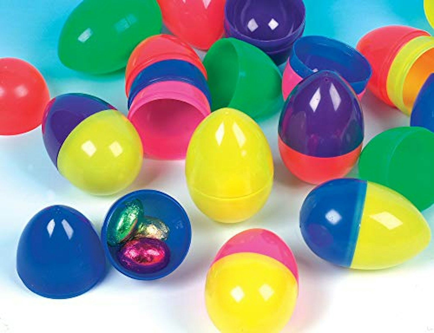 Baker Ross L1047 Coloured Plastic Eggs