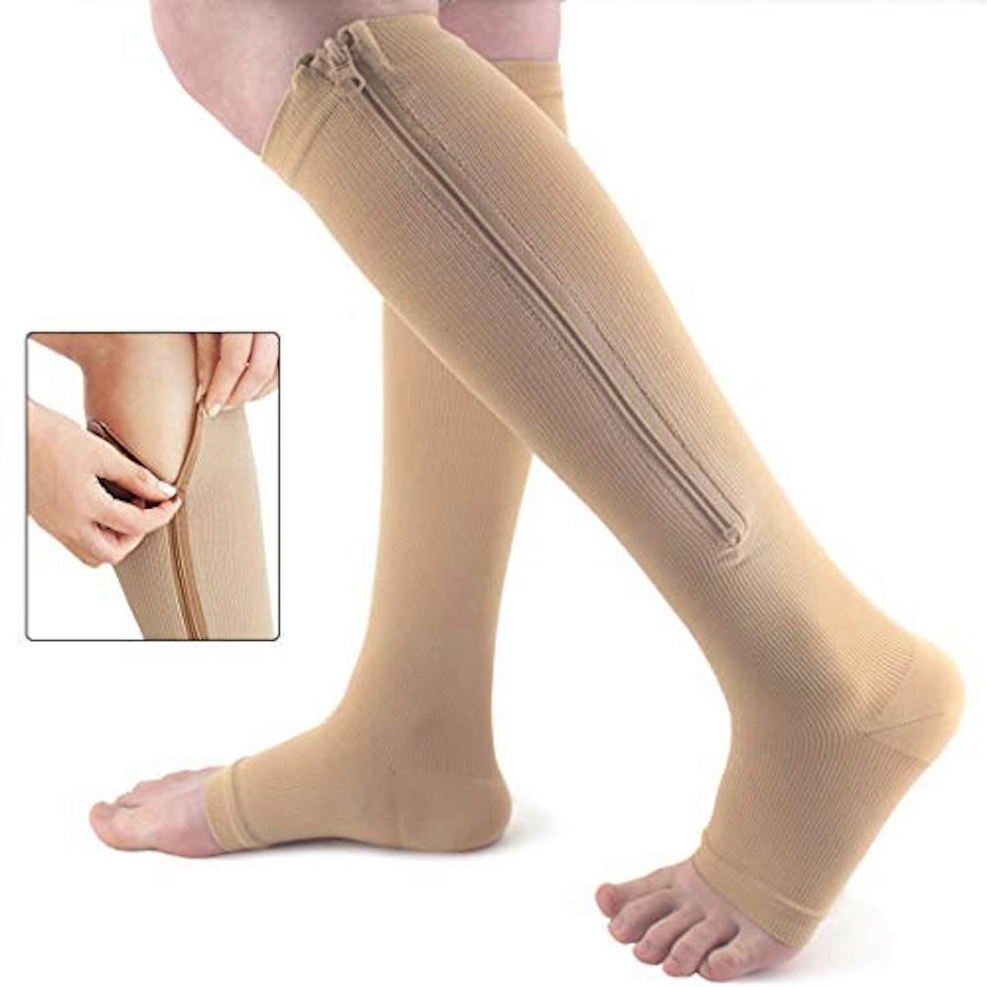 best-compression-socks-with-zipper