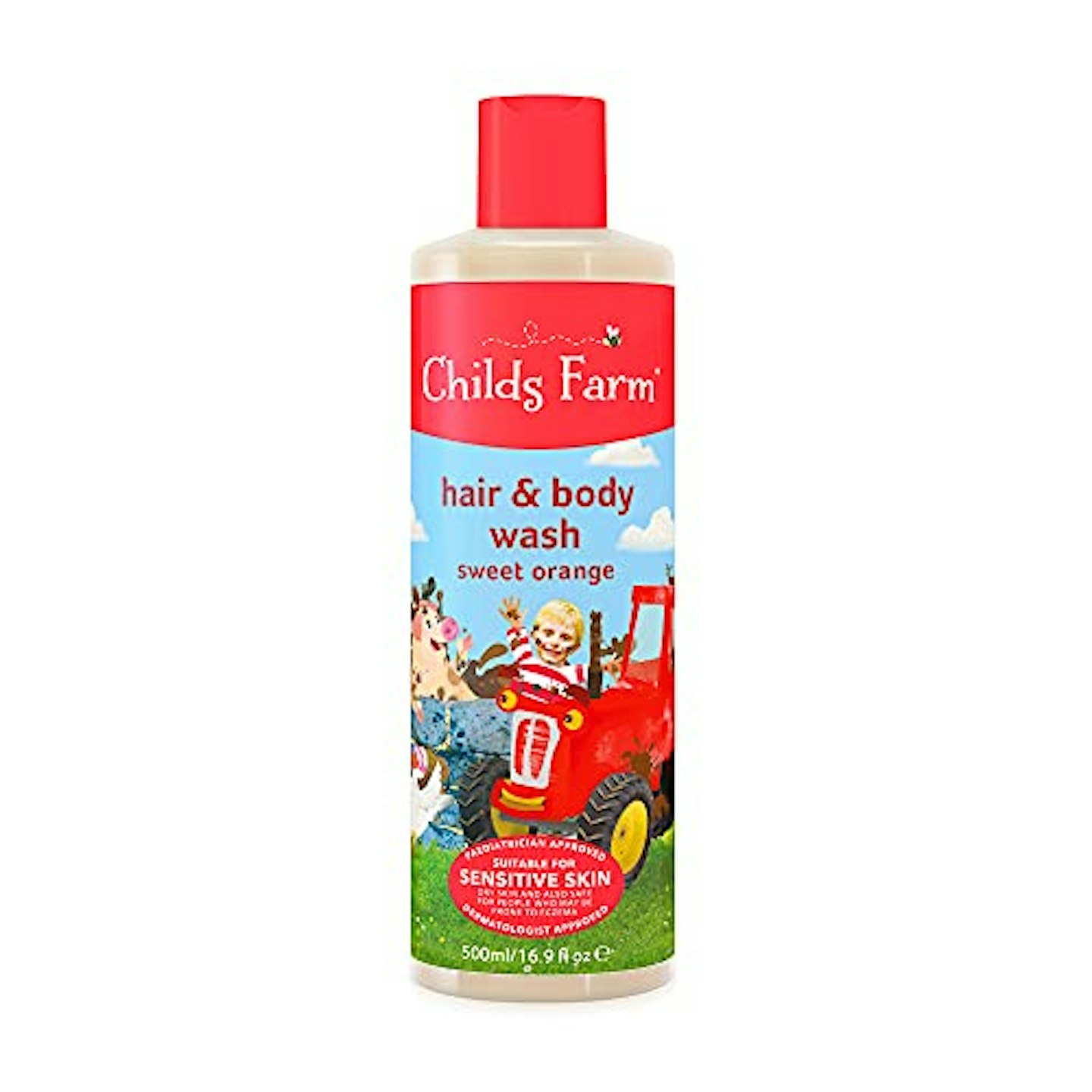 Childs Farm hair u0026amp; body wash organic sweet orange 500ml