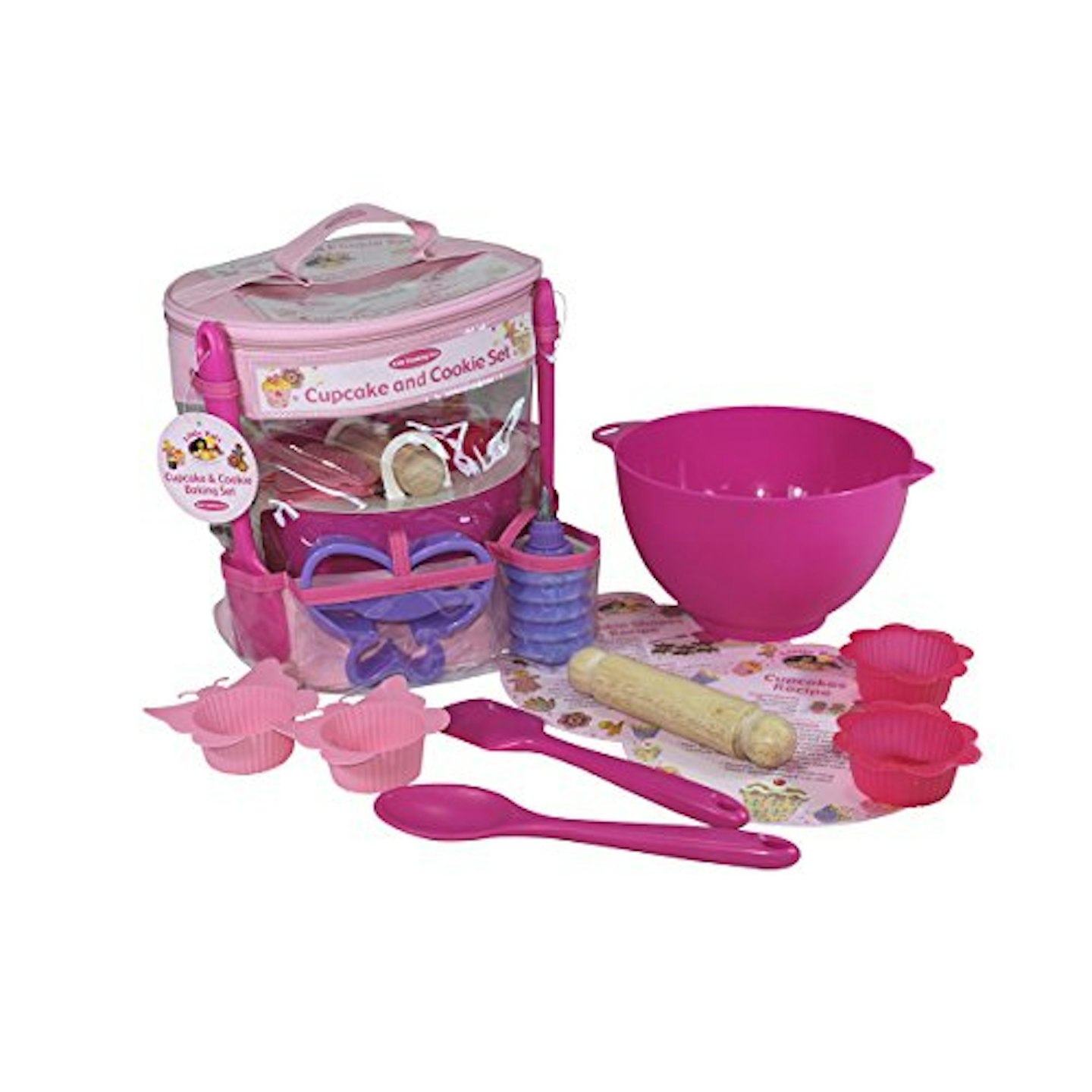 Baketivity Kids Cooking Set Real Utensils With Kitchen Tool Guide -  Complete Junior Cooking Set Gift With Mixing Bowls, Cutting Board, Knife,  Apron : Target