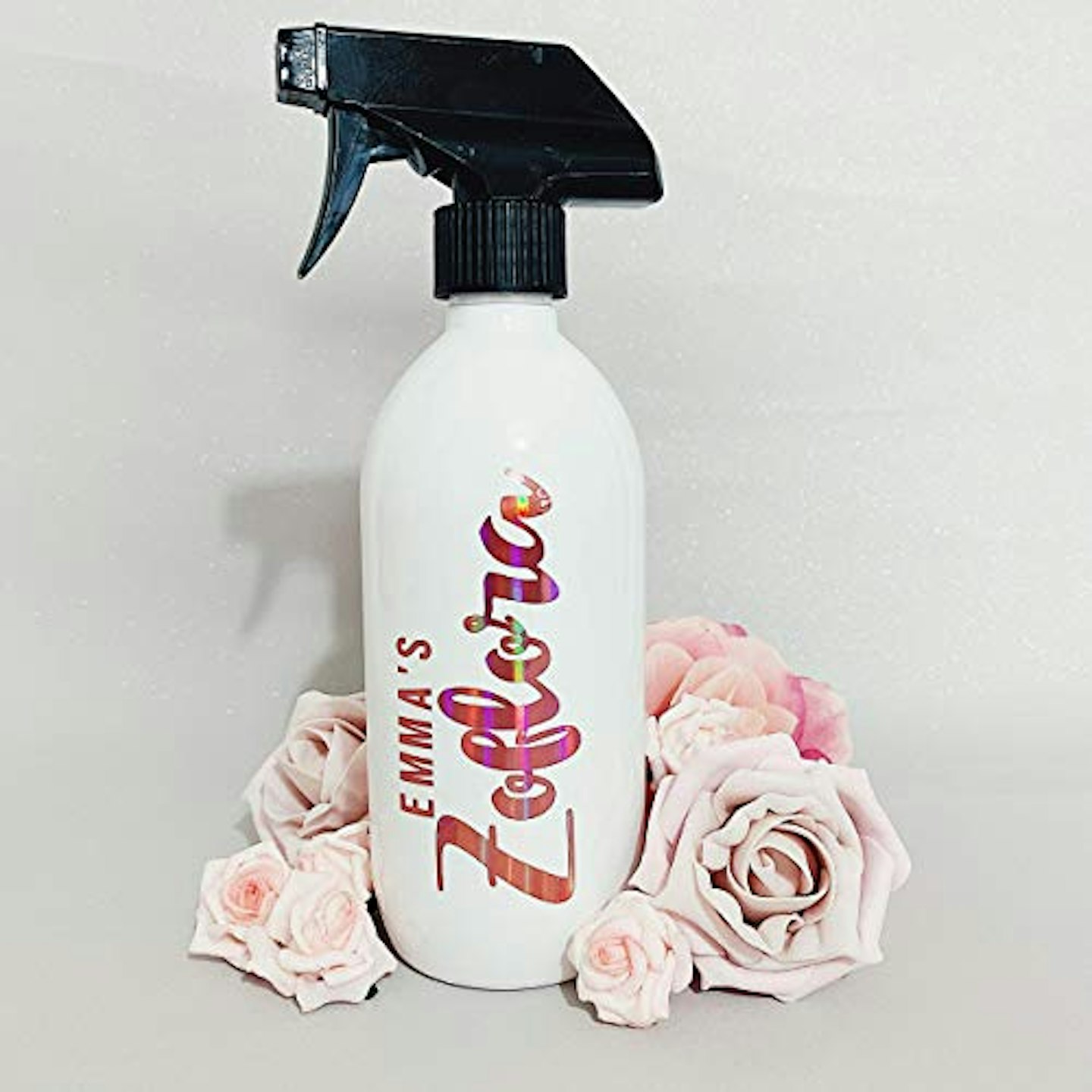 Personalised Zoflora Spray Bottle, Rose Gold