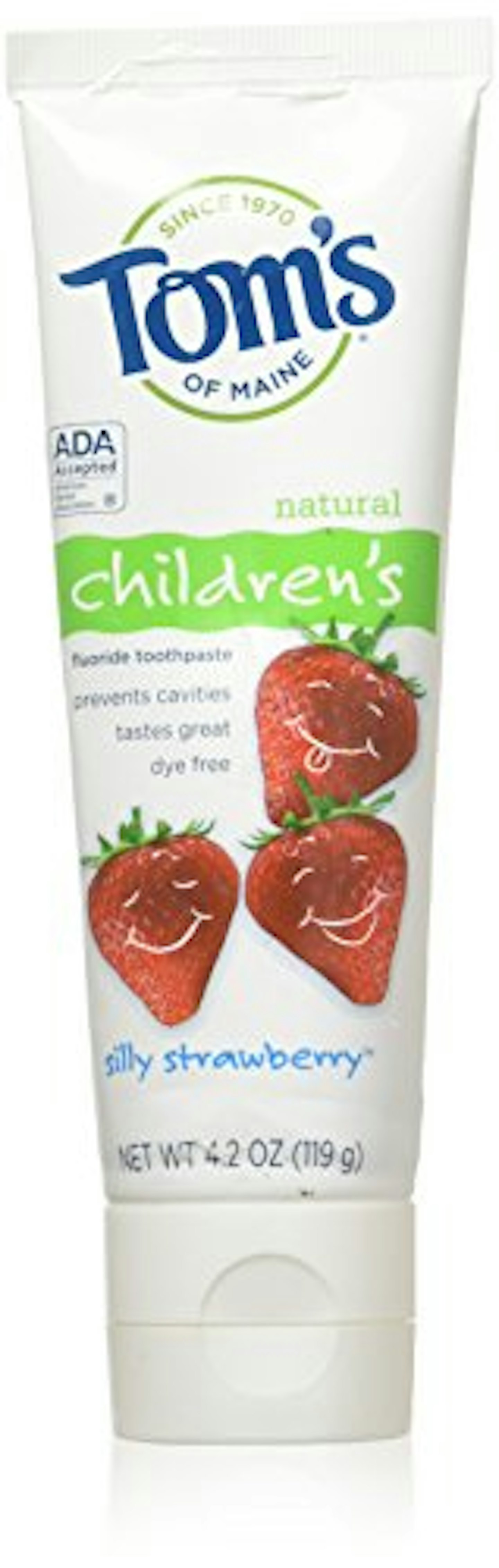 Tomu0026#039;s of Maine Natural Toothpaste Childrenu0026#039;s With Fluoride Silly Strawberry 