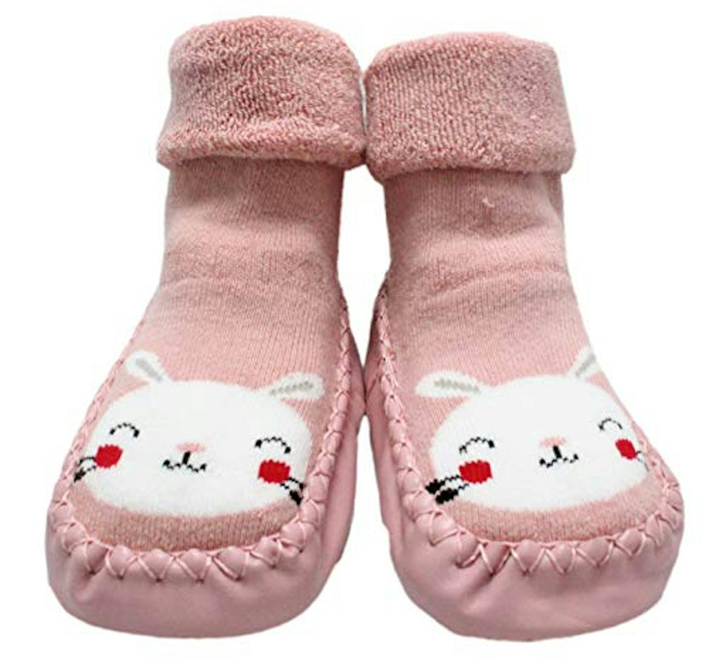 Pink Bunny Moccasins