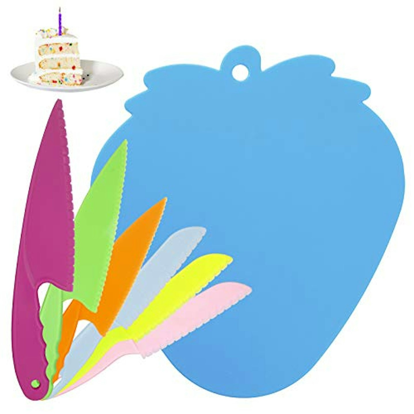RosewineC Kids Kitchen Knife Set and Cutting Board