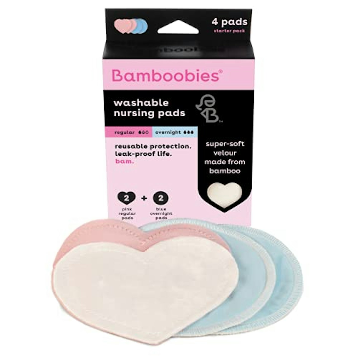 Bamboobies Washable Reusable Nursing Pads