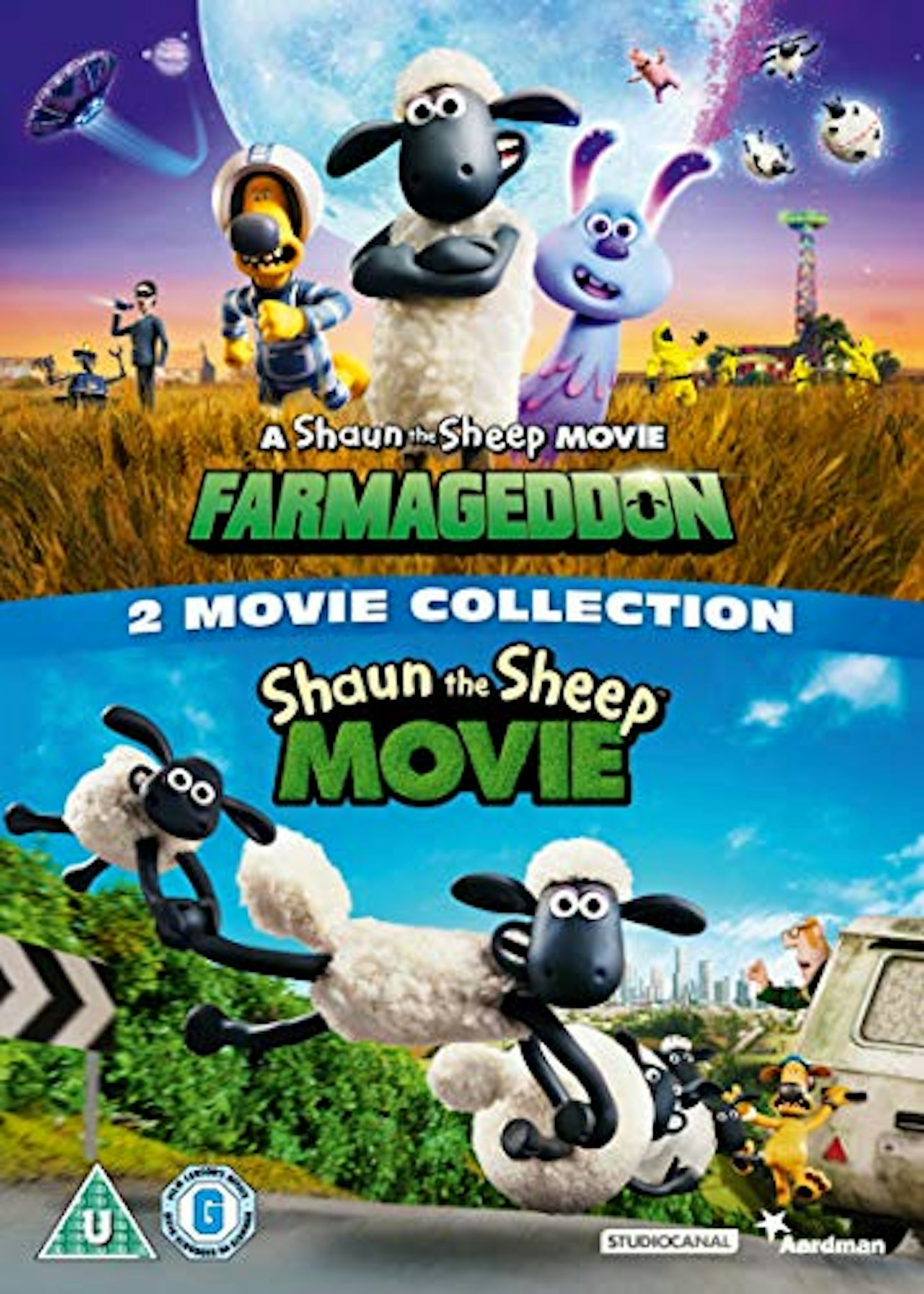 Shaun the Sheep 2 Movie Collection DVD