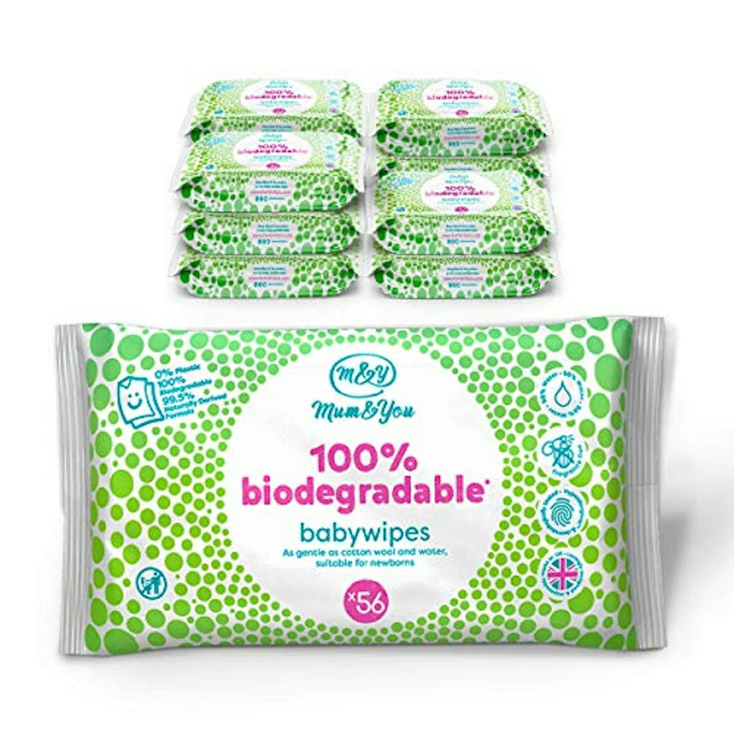 Mum u0026amp; You 100% Biodegradable Baby Wet Wipes