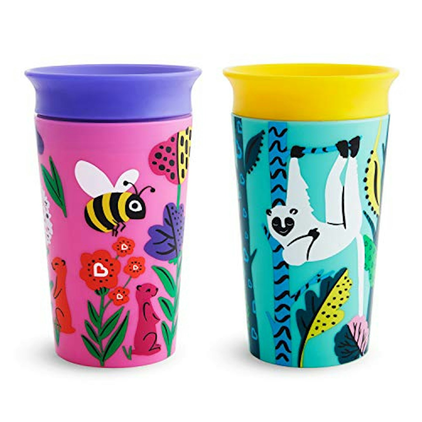 Muchinkin Miracle 360 WlildLove No-Spill Sippy Cup (2 Pack)
