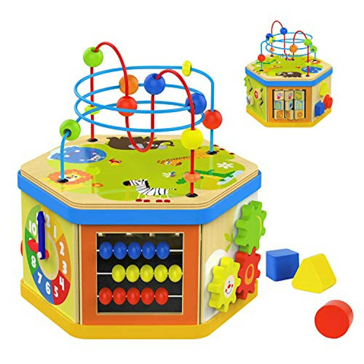 Best baby activity cubes TOP BRIGHT Wooden Activity Toy