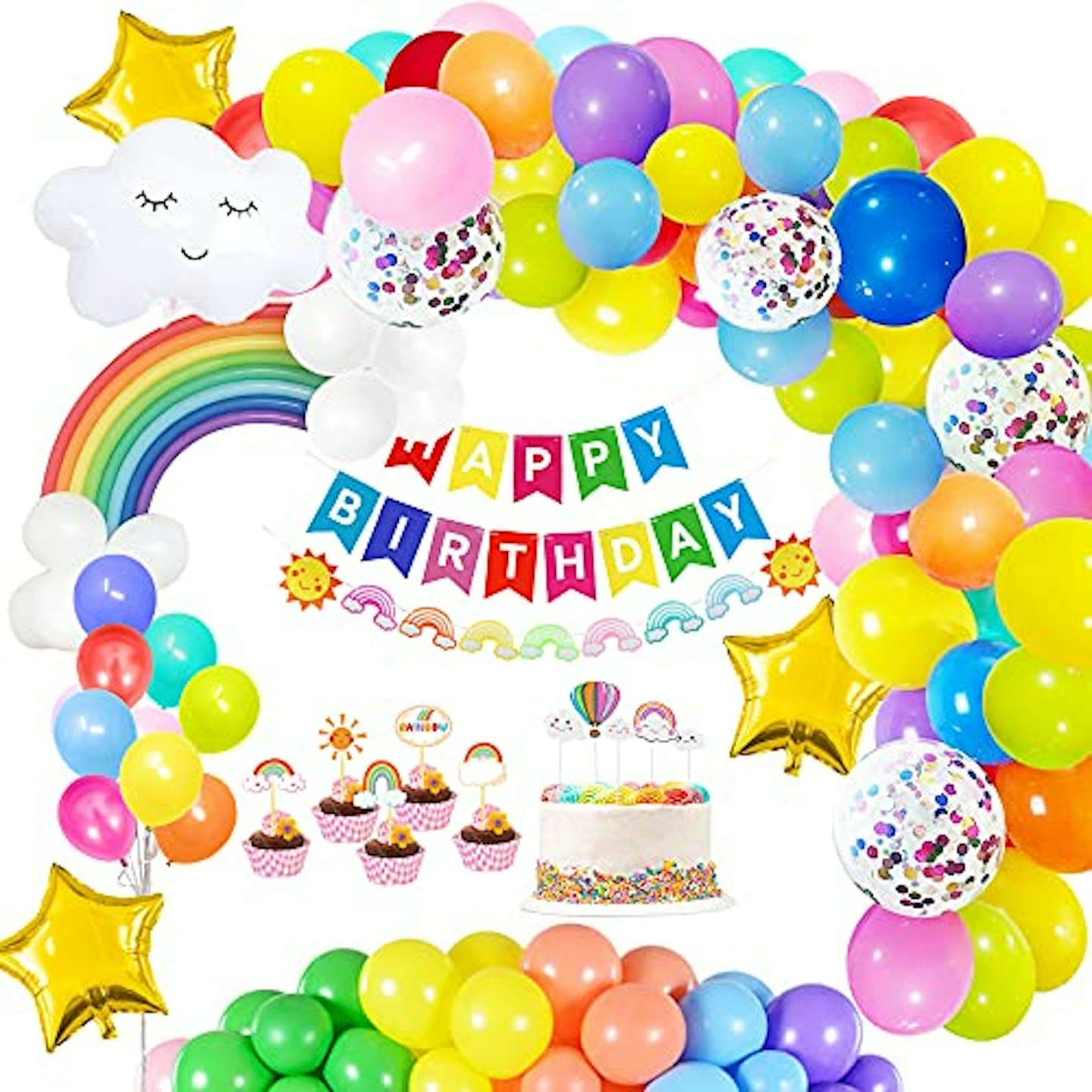 Rainbow Birthday Decorations