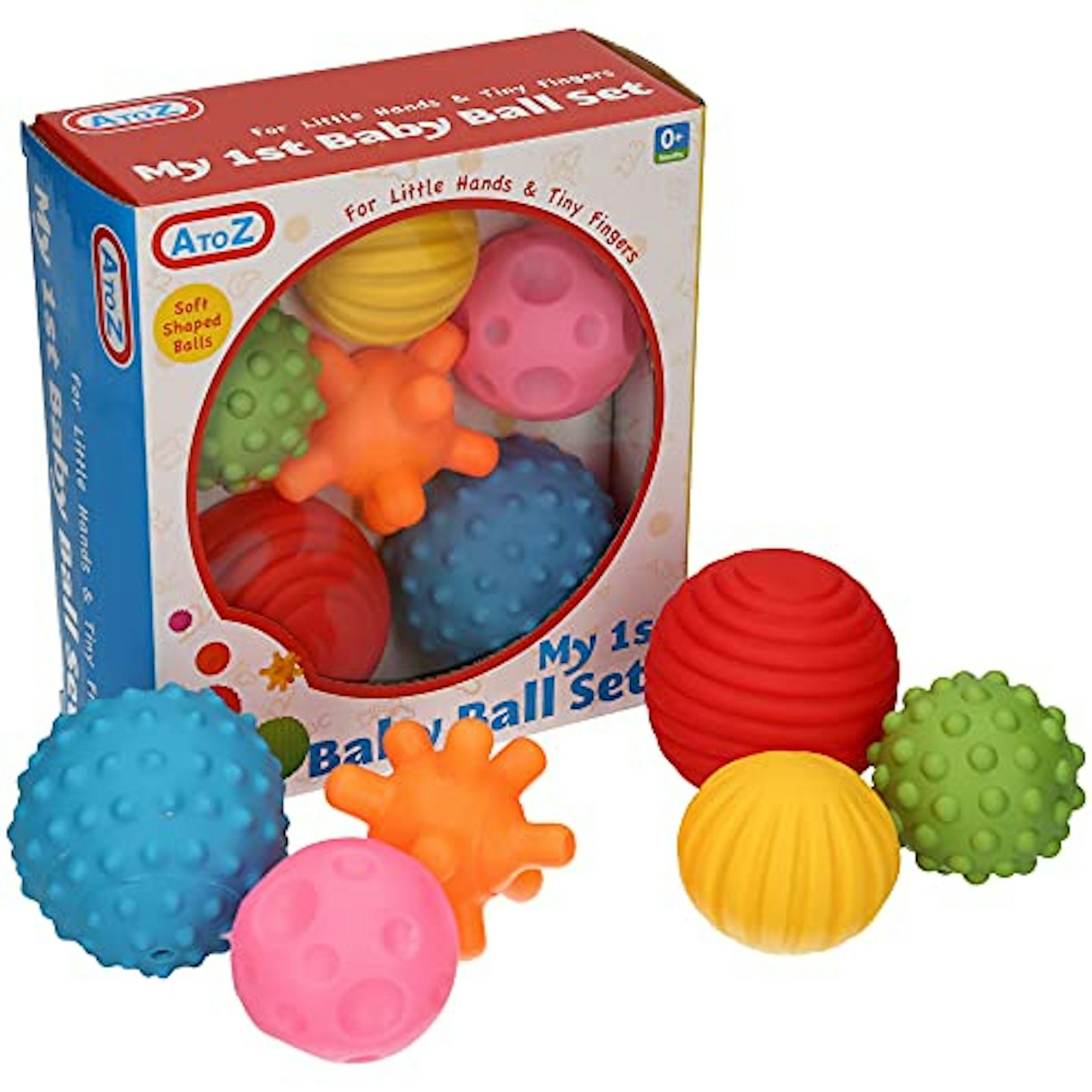 A to Z 61017 My First Baby Multi Textured Sensory Soft Balls