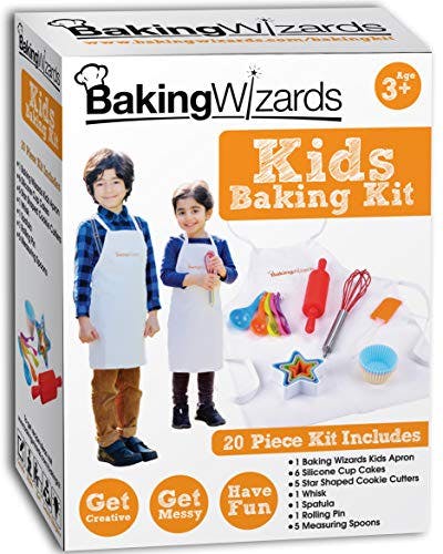 Homyplaza 25 PCS Kids Cooking and Baking Set 