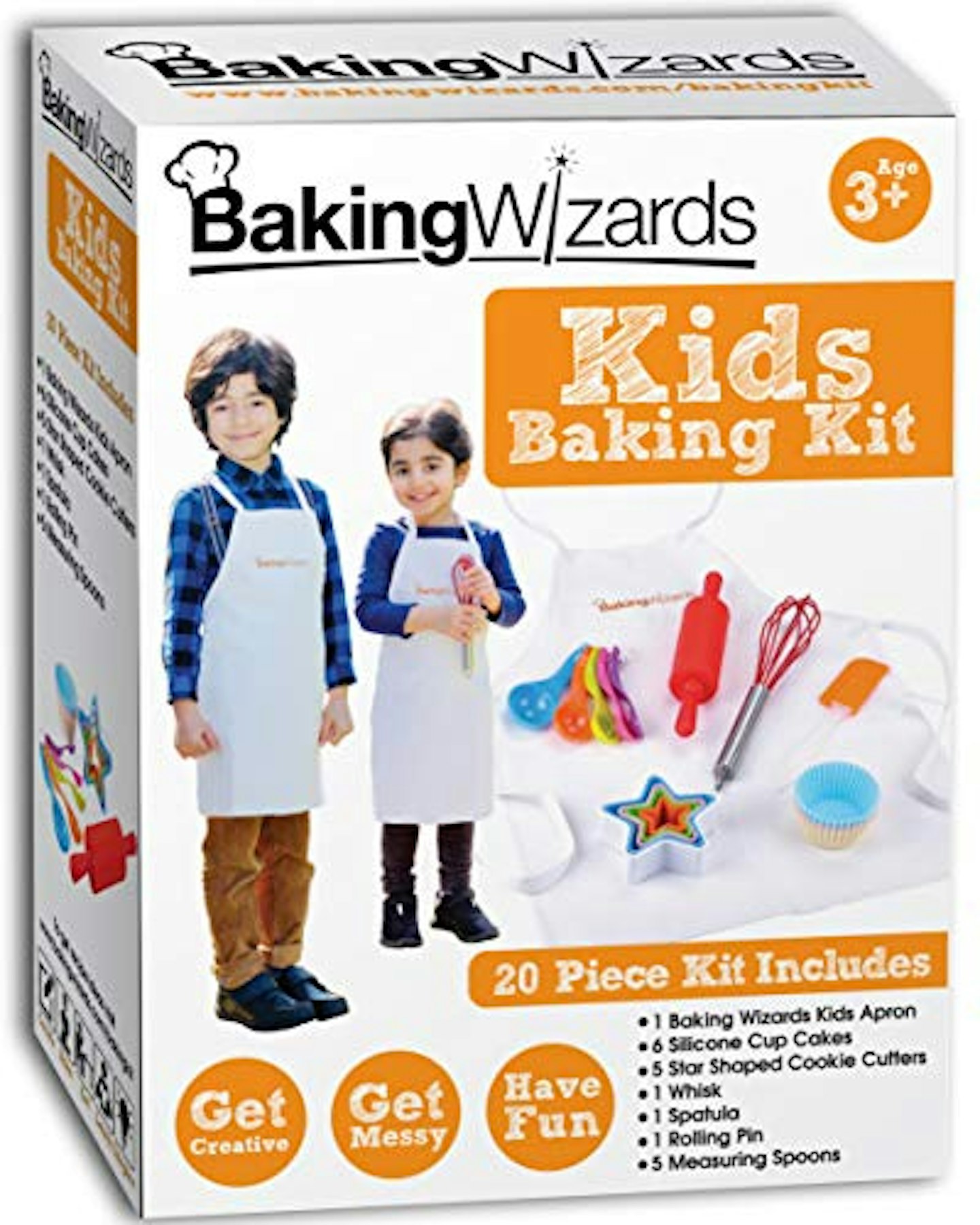 Baking Wizards Deluxe Kids Baking u0026amp; Cooking Set With Apron
