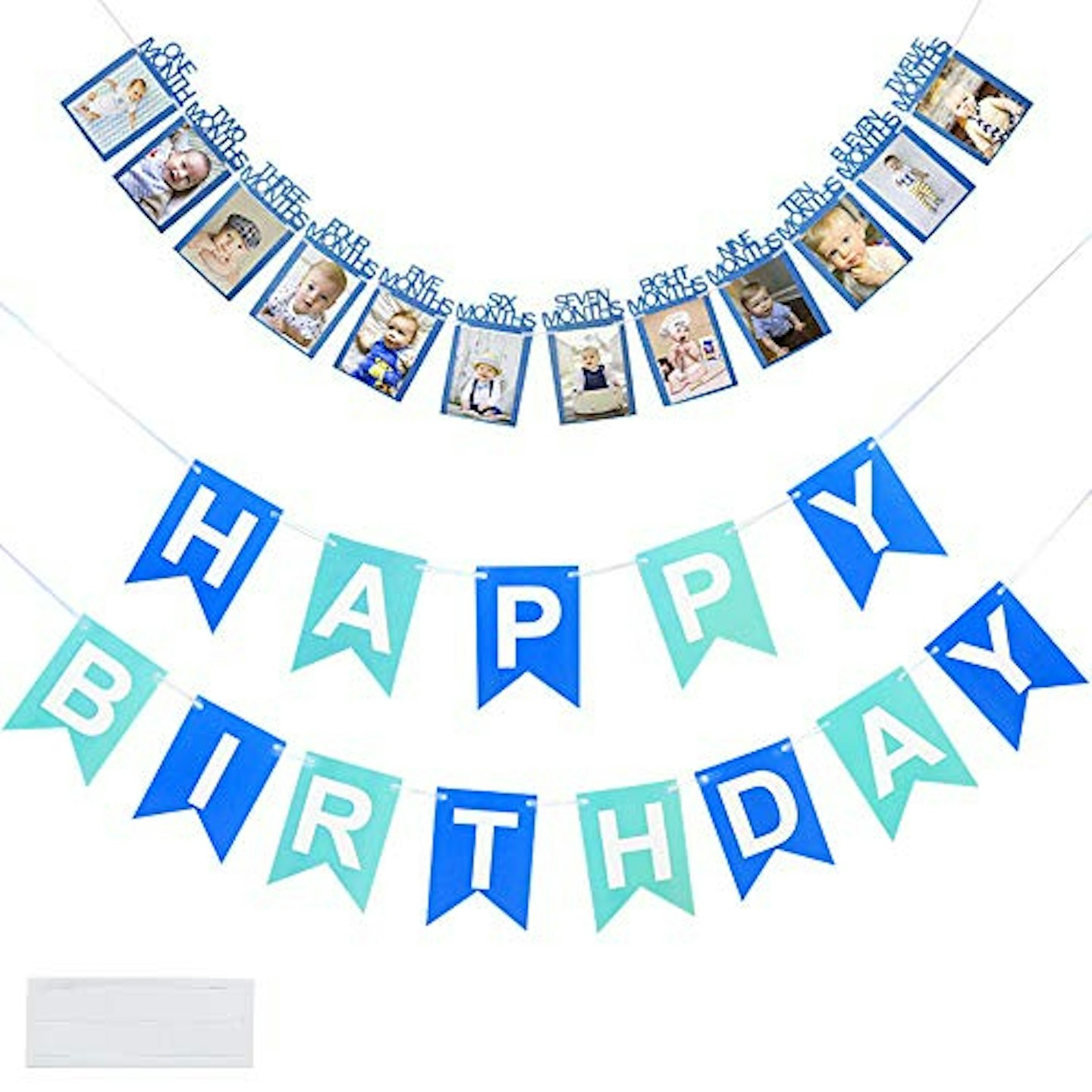 Baby First Birthday Party Blue Kit Set