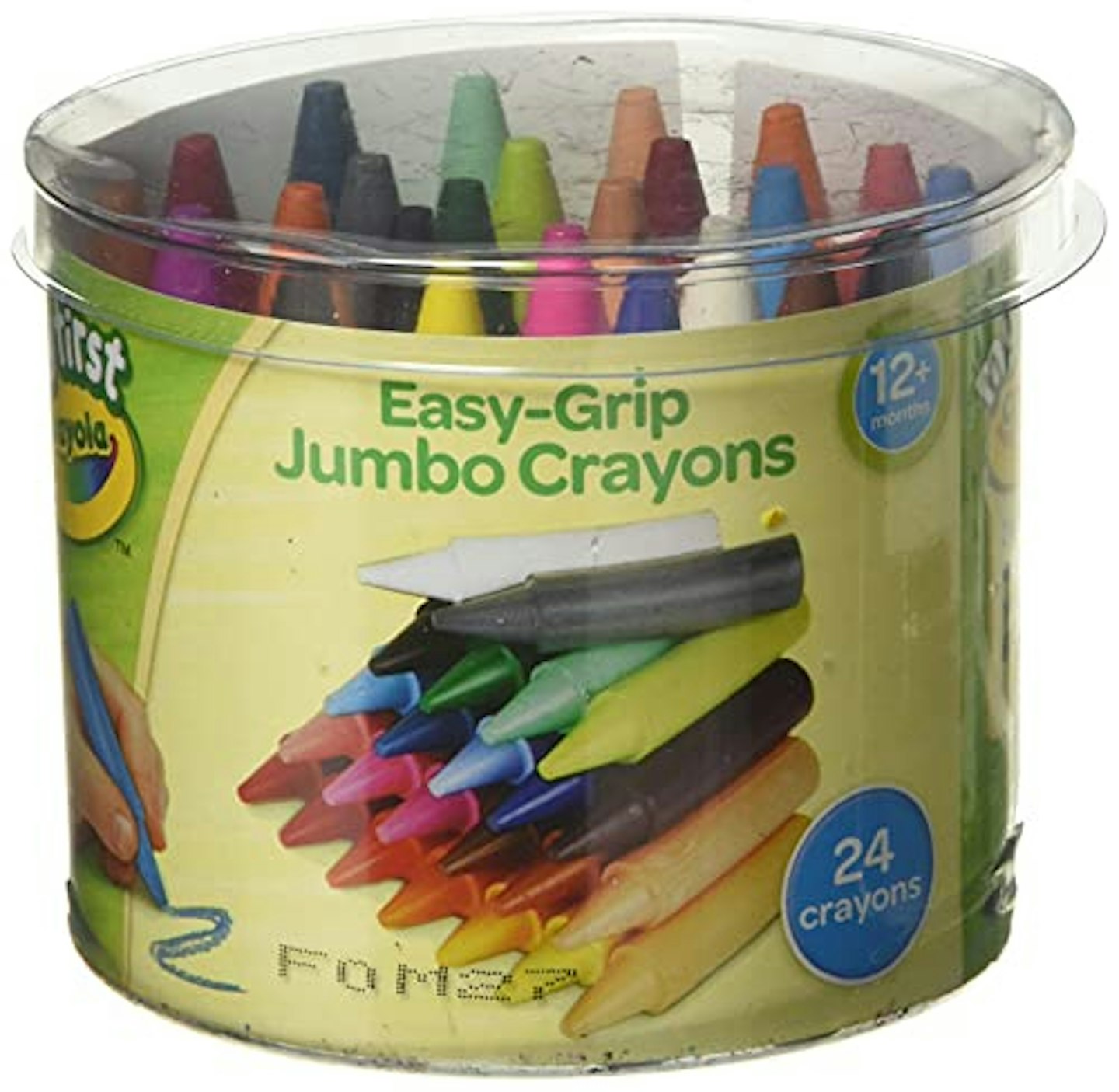 Jumbo Crayons for Toddlers, 12 Count, Multicolor