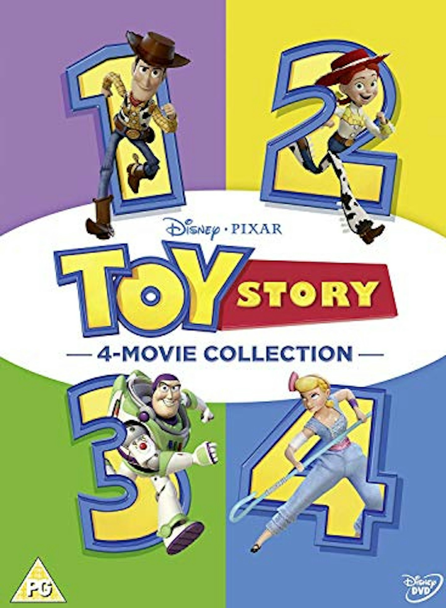 Toy Story 1-4 DVD Boxset 