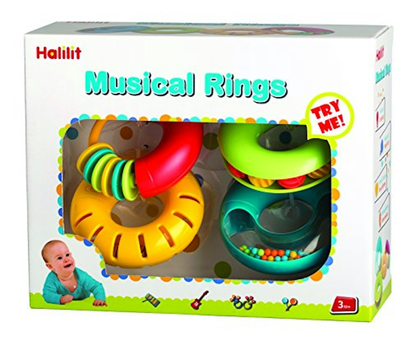The best baby toy for music under u00a320: Halilit Musical Rings
