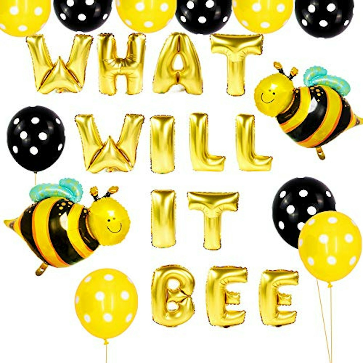 What Will It Bee Party Balloons 
