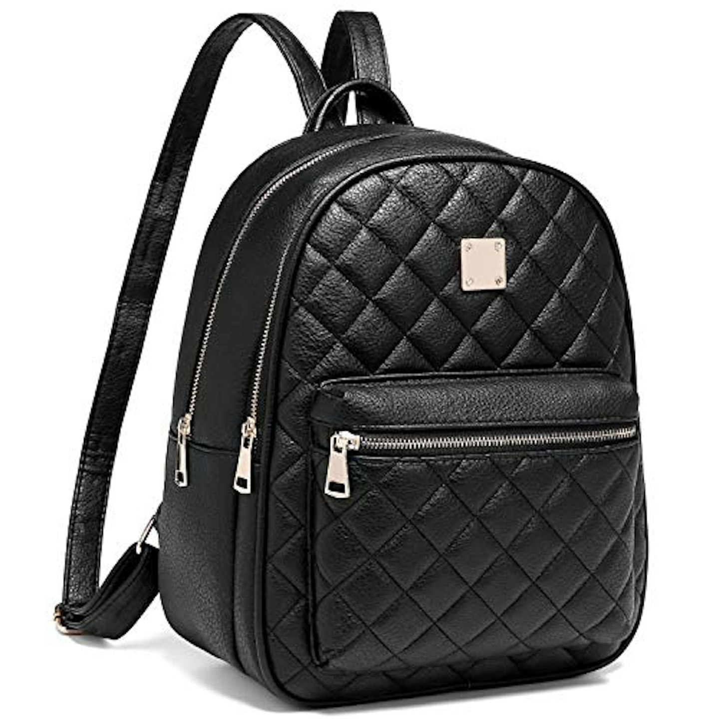 SPRING PARK Faux Leather Backpack Woman Travel Bag Backpack for Women