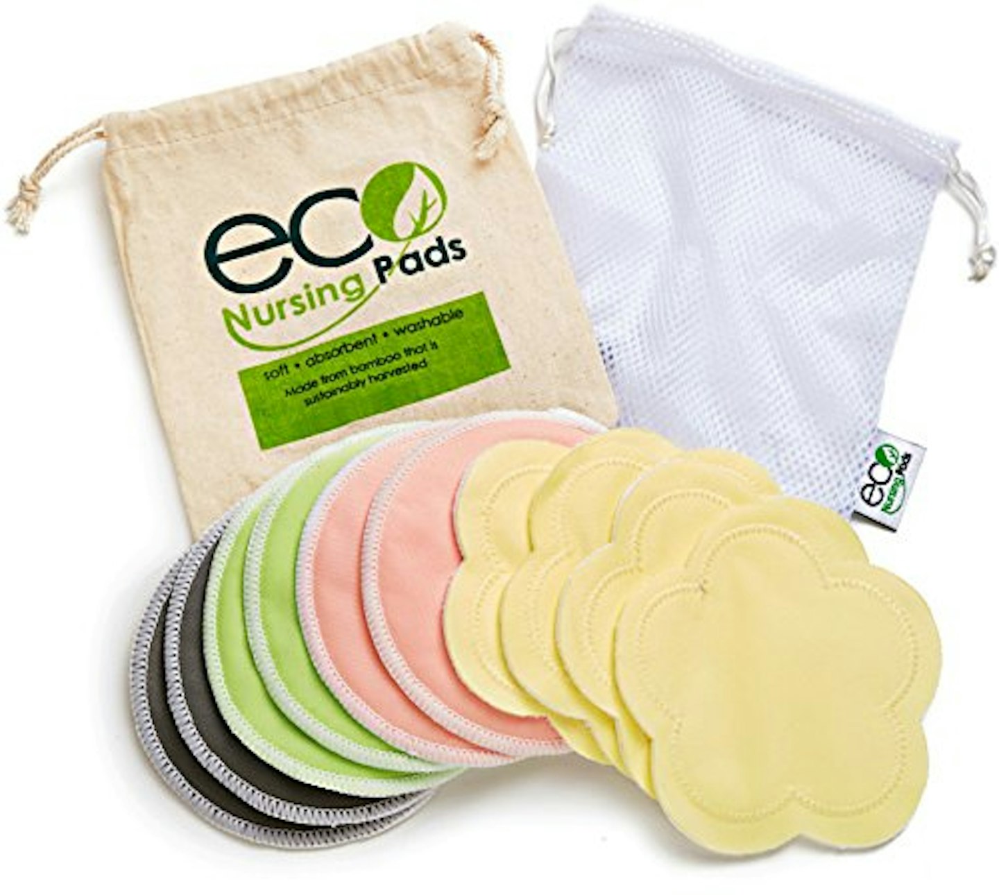 KeaBabies Reusable Nursing Pads for Breastfeeding & Organic Bamboo Nursing  Pads