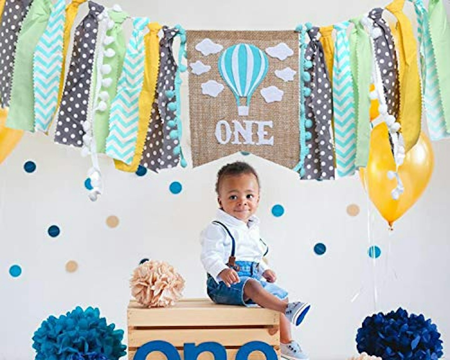 High Chair Banner For 1st Birthday