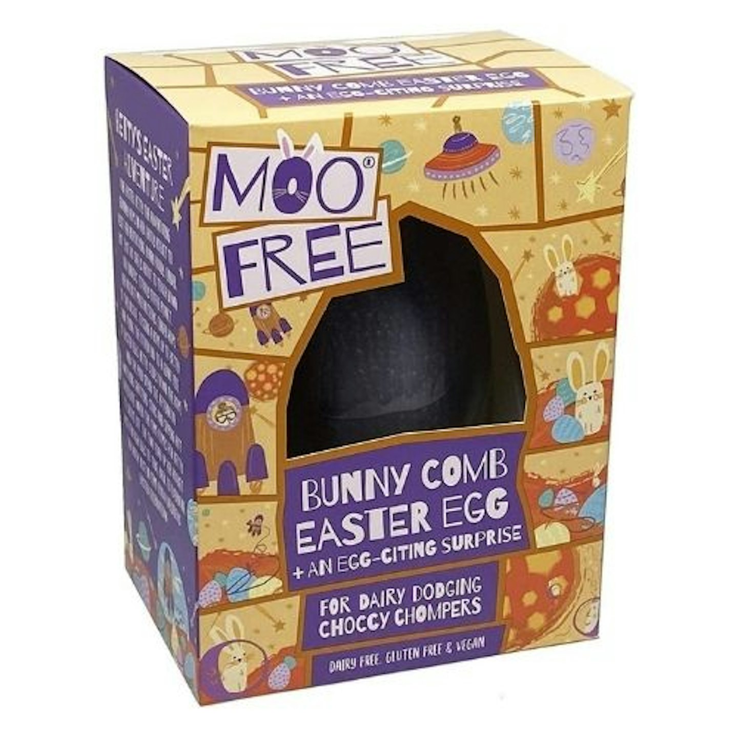 Moo Free Easter Bunnycomb Egg
