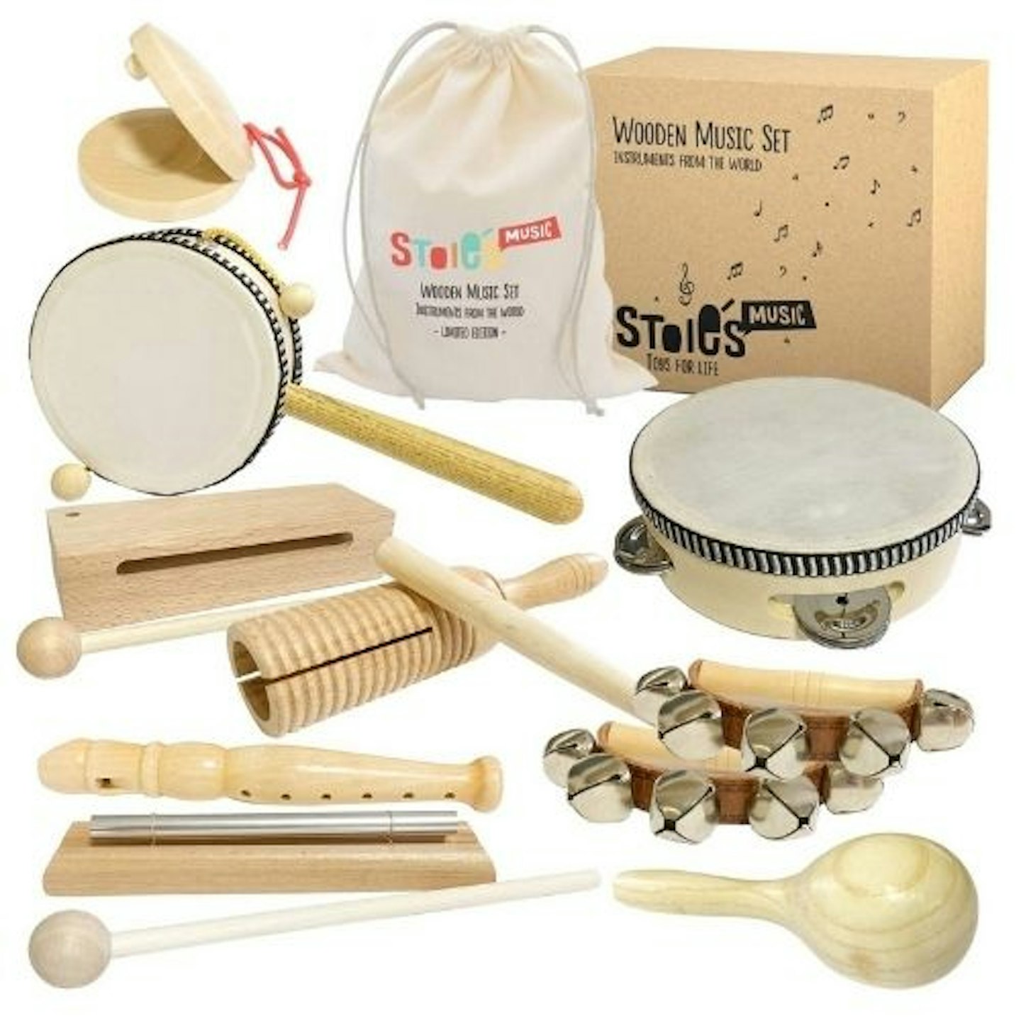  Stoie's Musical Instruments Set - musical toys for toddlers
