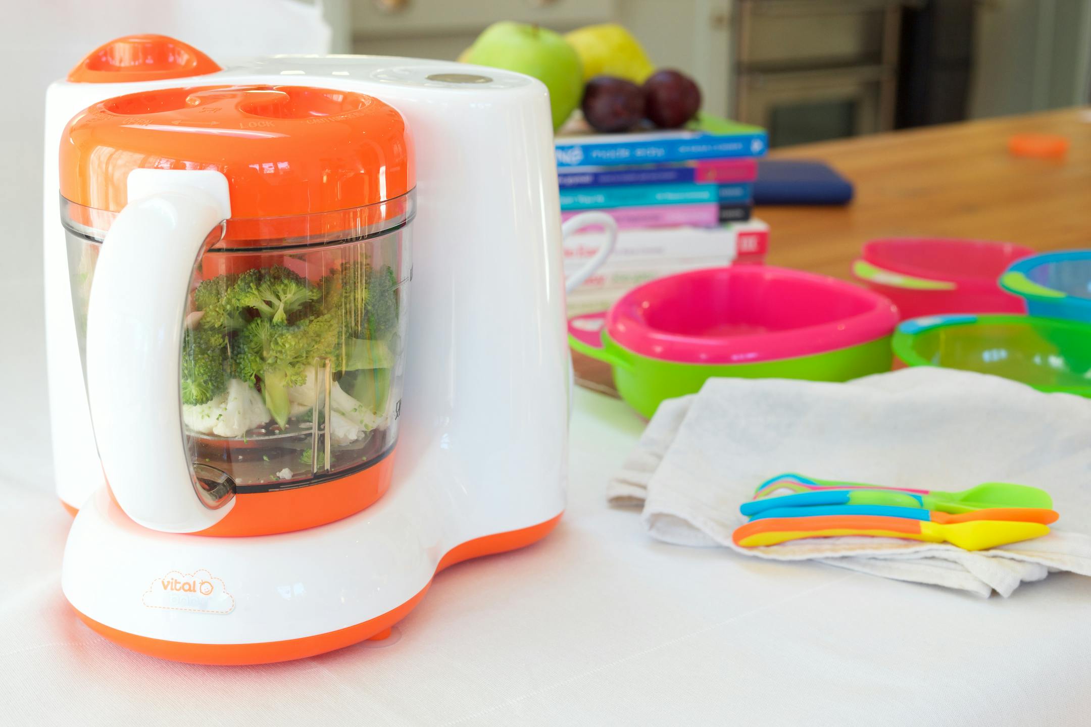 Steam and blend baby food clearance maker