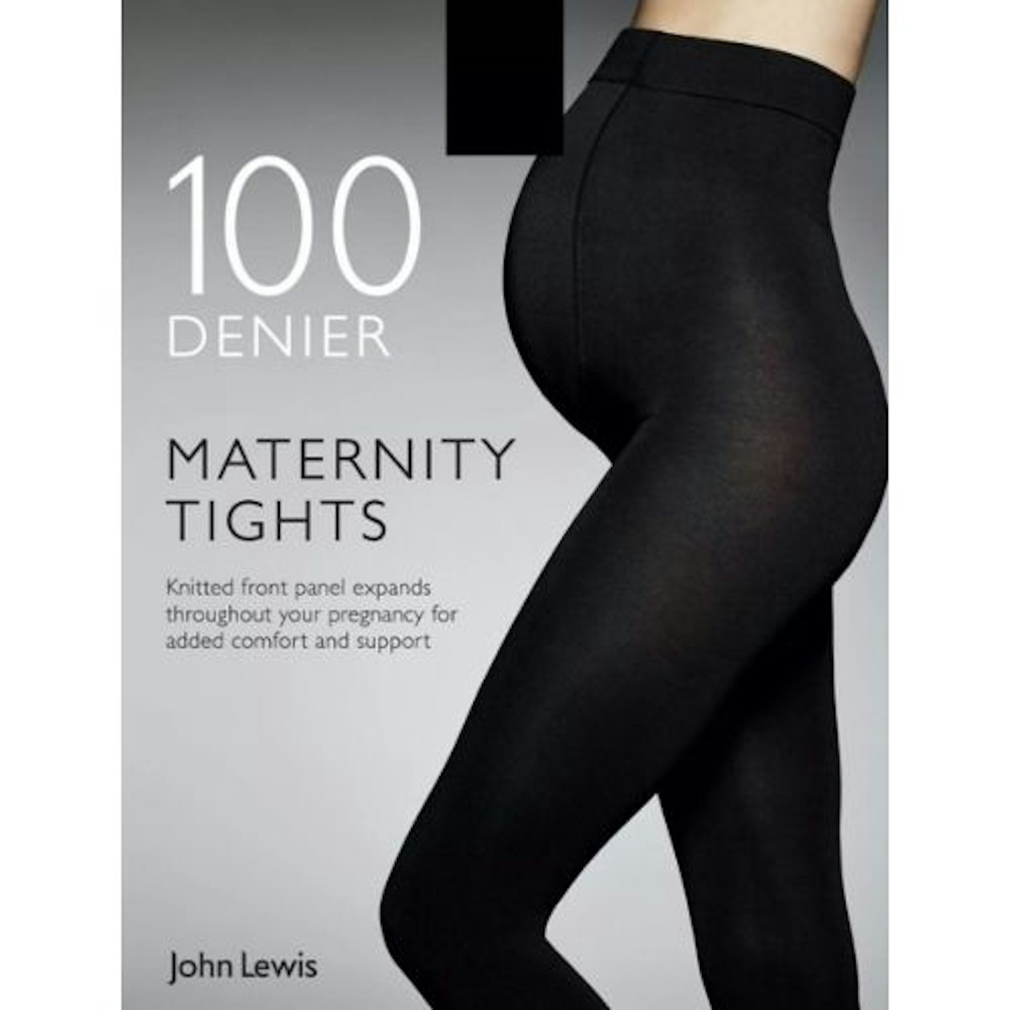 100 denier opaque maternity tights
