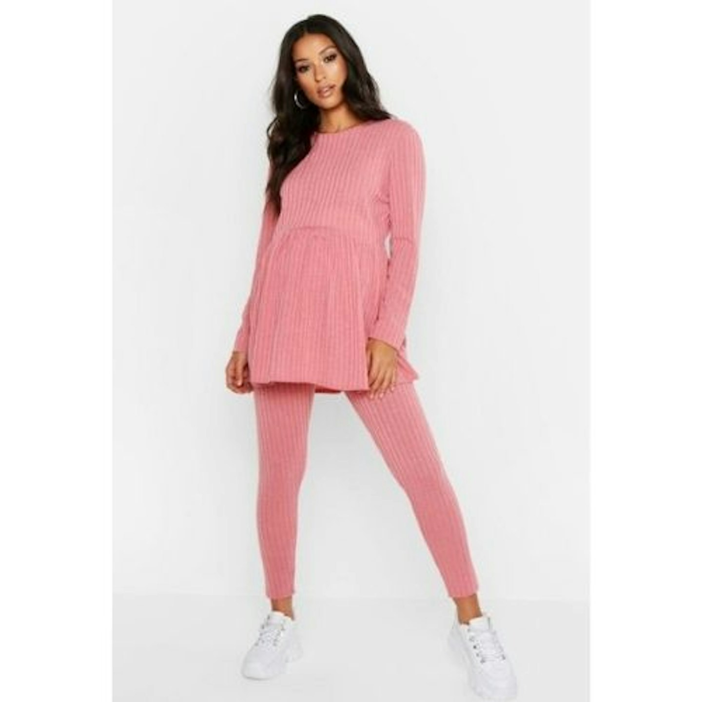 Rose maternity smock lounge set