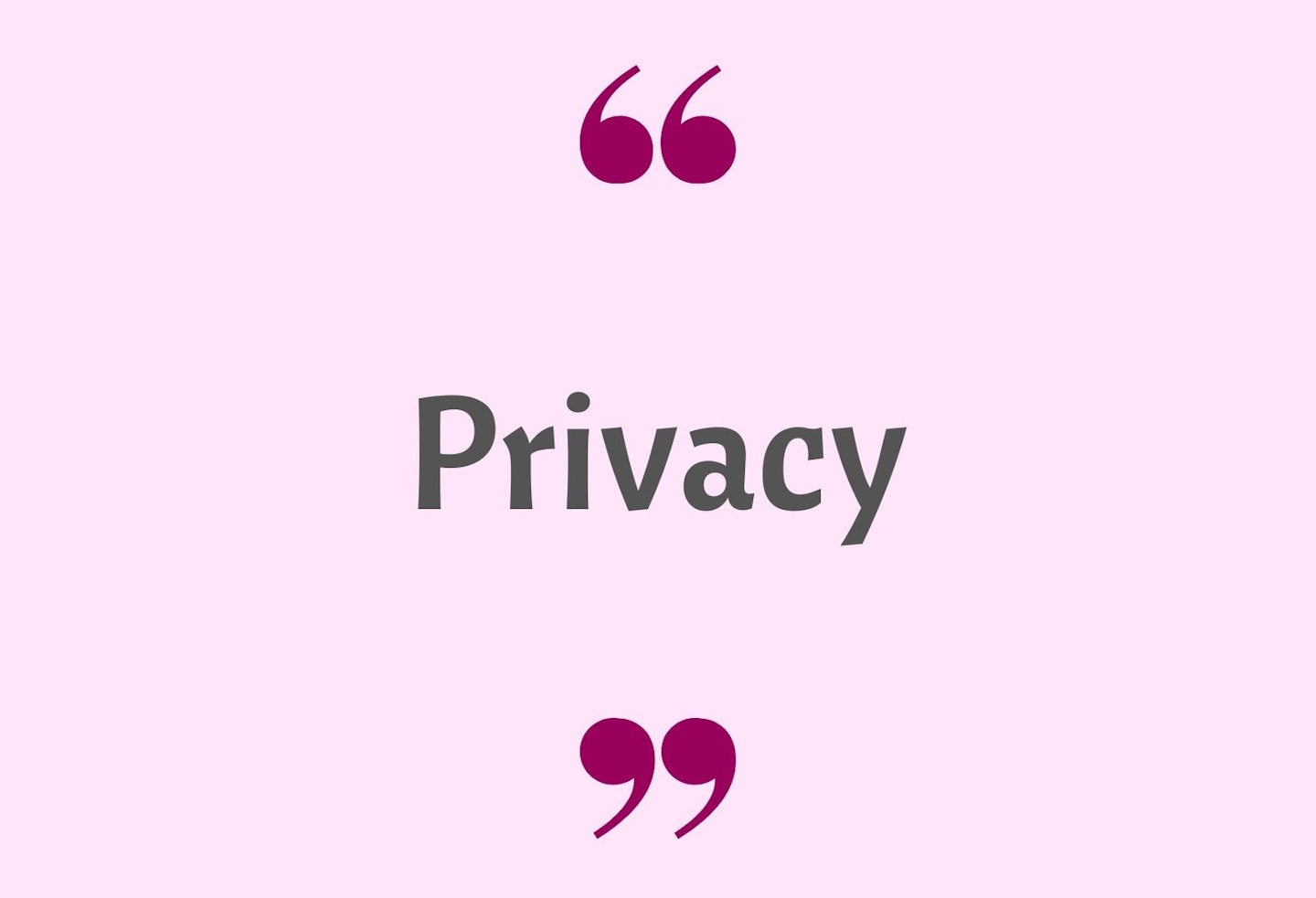 17) Privacy