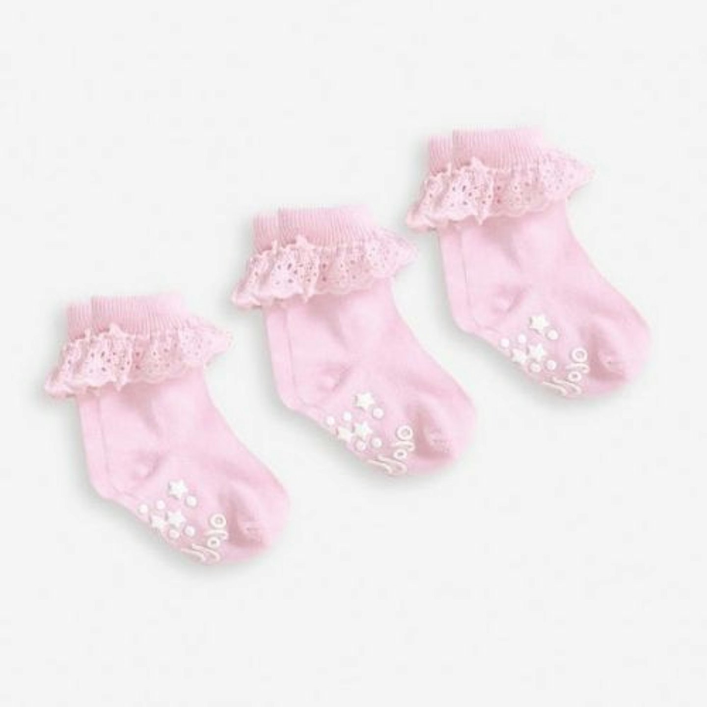 3-Pack Frilly Socks