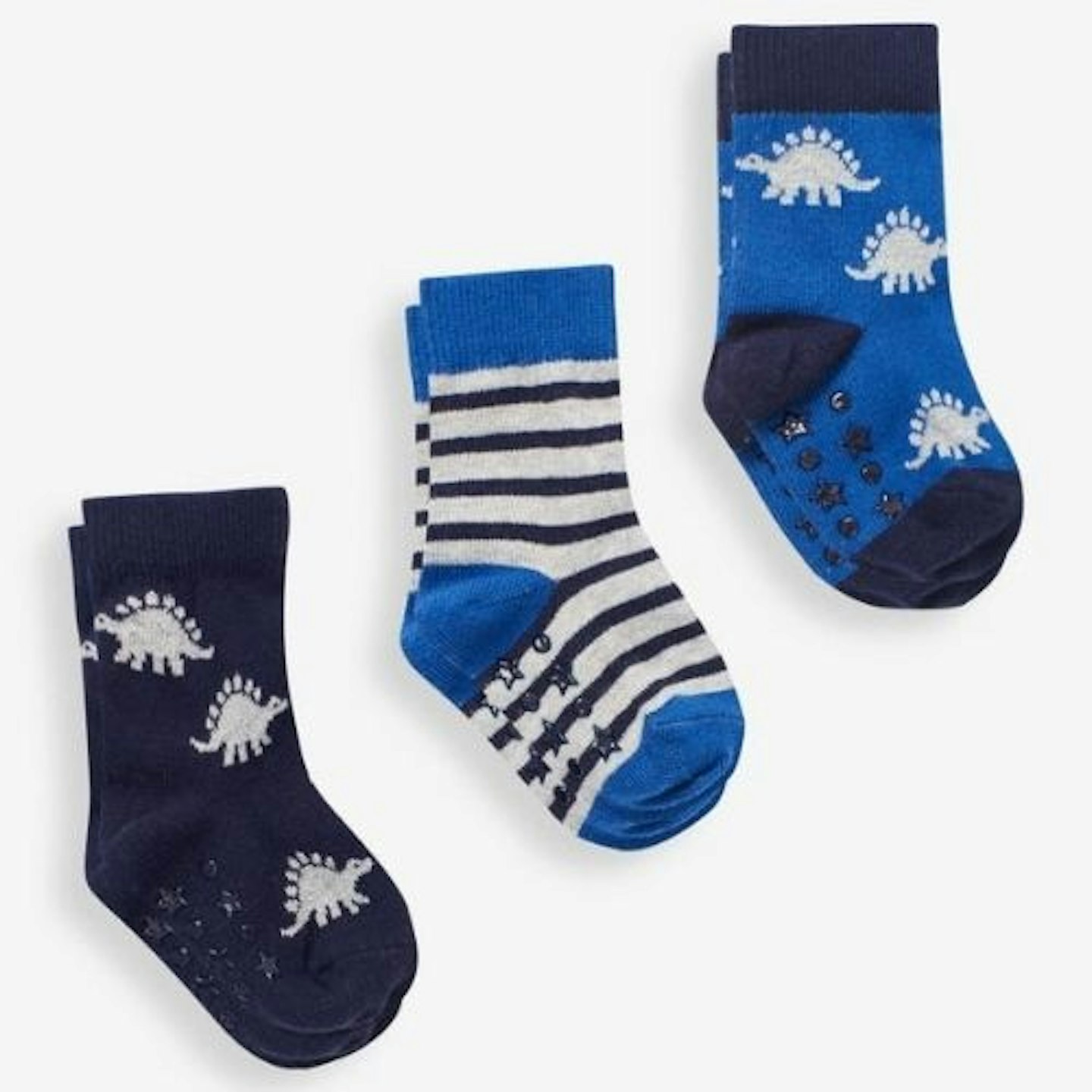 3-Pack Stegosaurus Socks