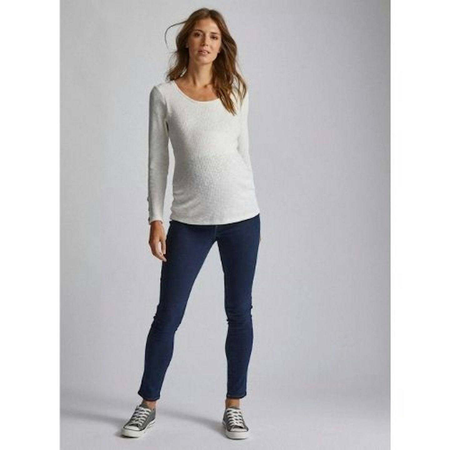 DP maternity indigo u2018Ellisu2019 skinny jeans