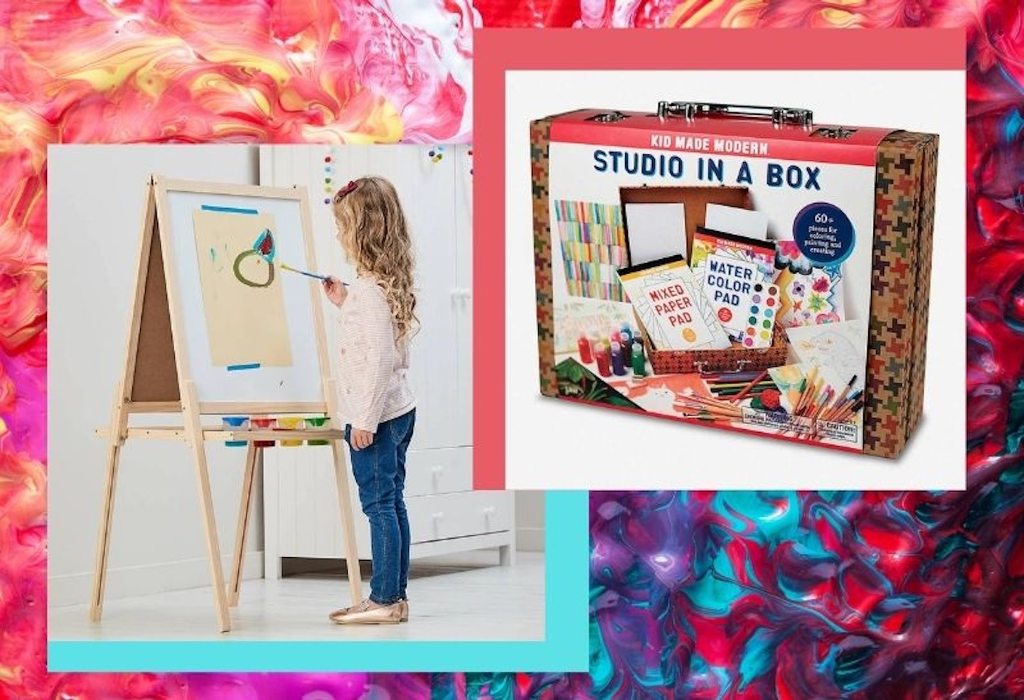 DIY Kids Art Station - How To Make A 5-in-1 Freestanding Art
