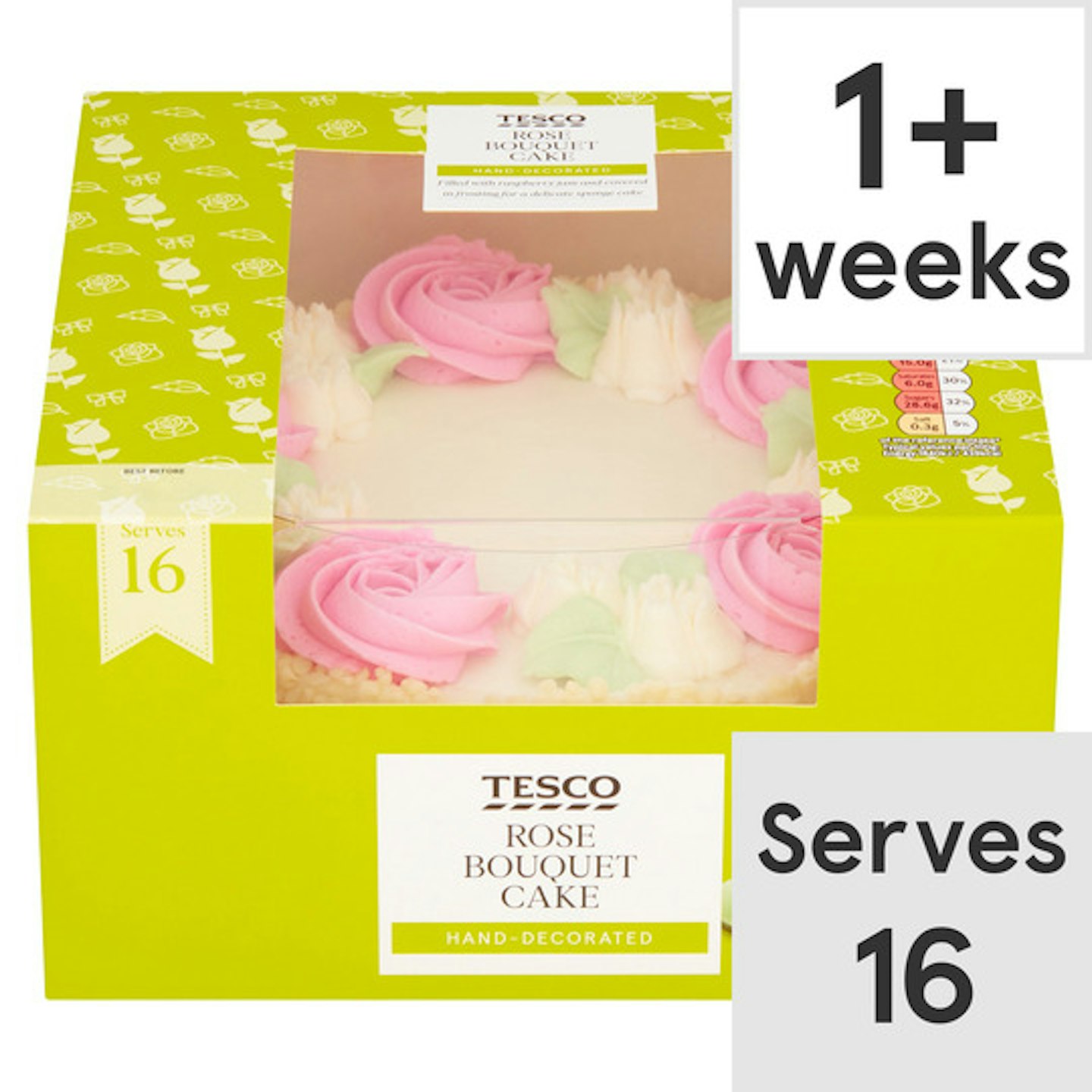 Tesco Rose Bouquet Cake