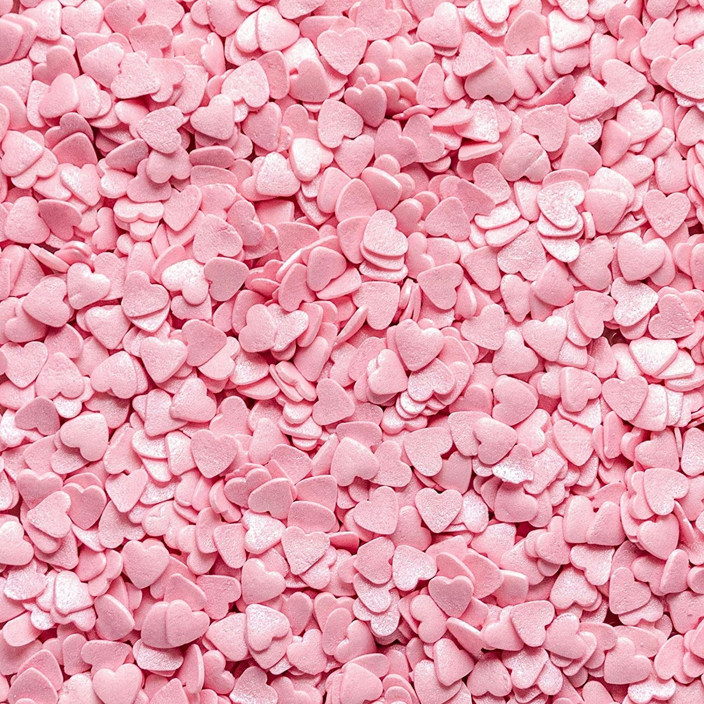 Edible heart sprinkles