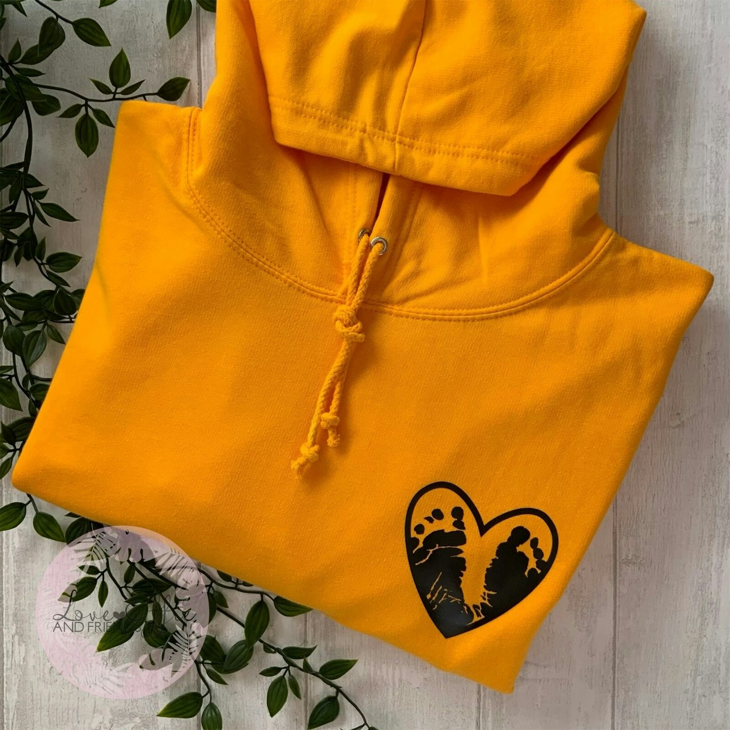 Footprints on the Heart Hoodie