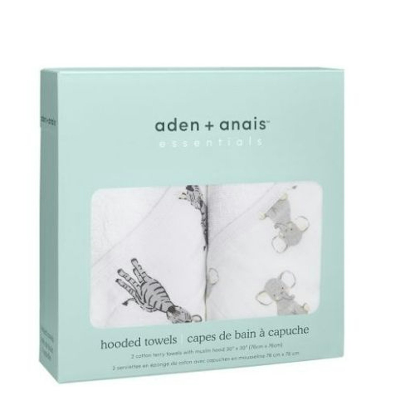 aden + anais essentials Hooded Towel 2-pack 